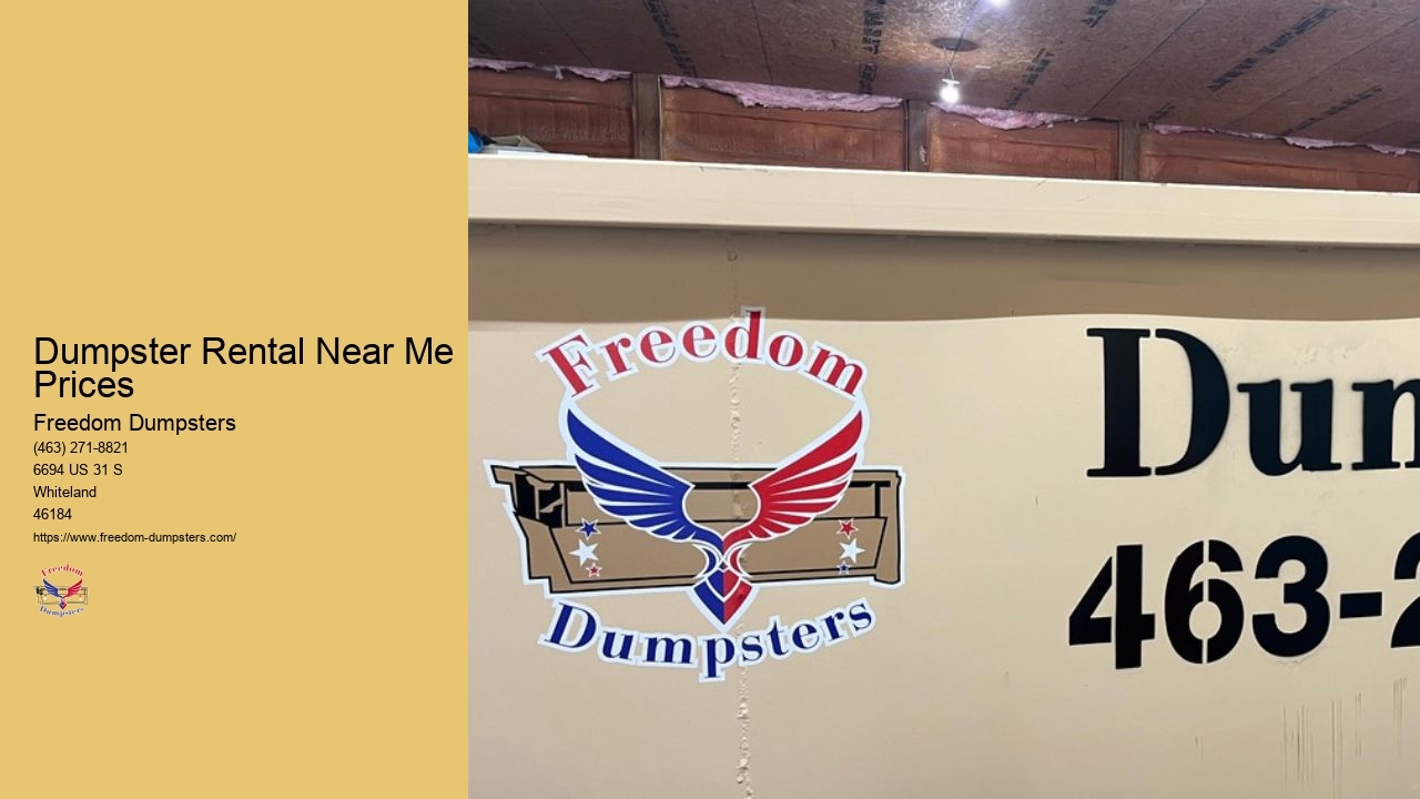 Small Dumpster Rental For A Day