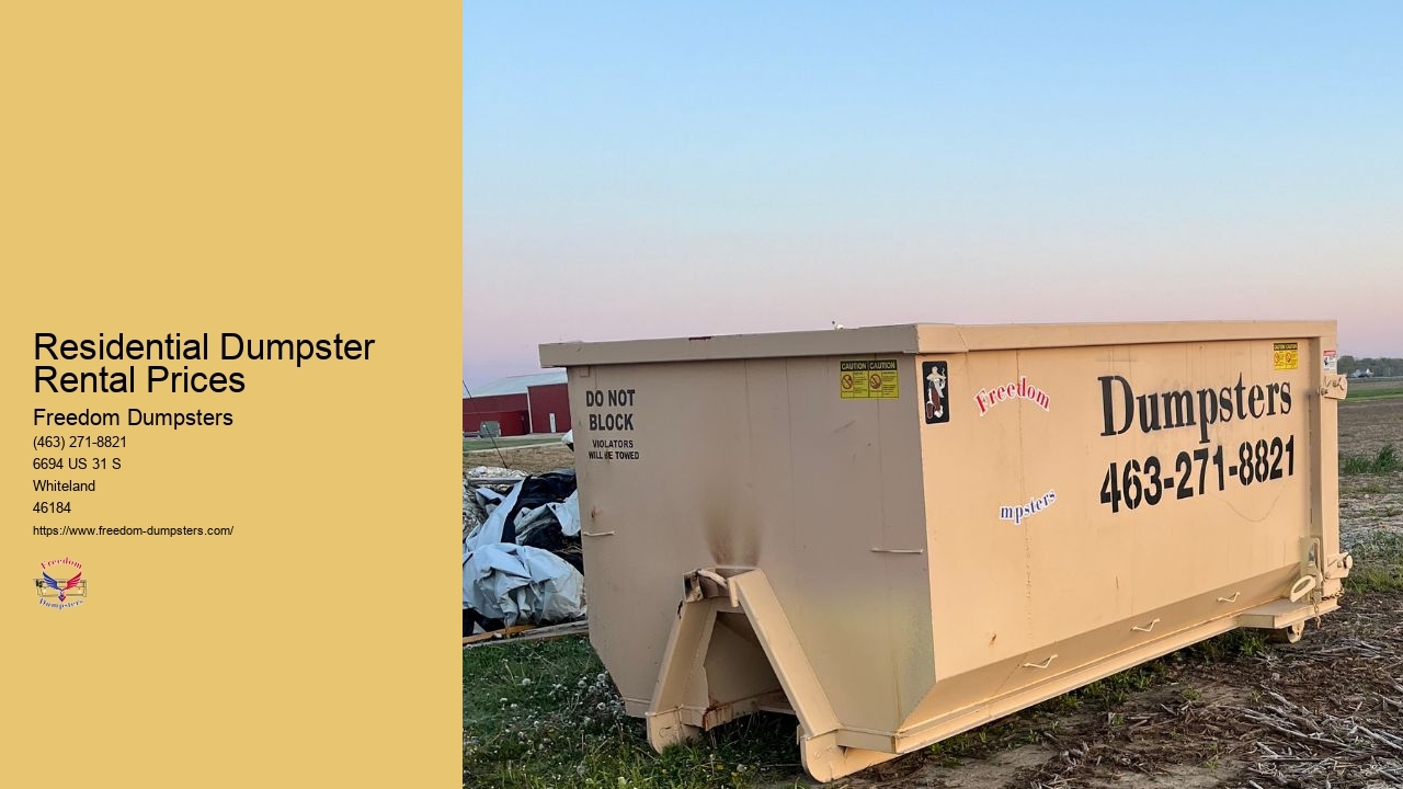 Cheap 10 Yard Dumpster Rental