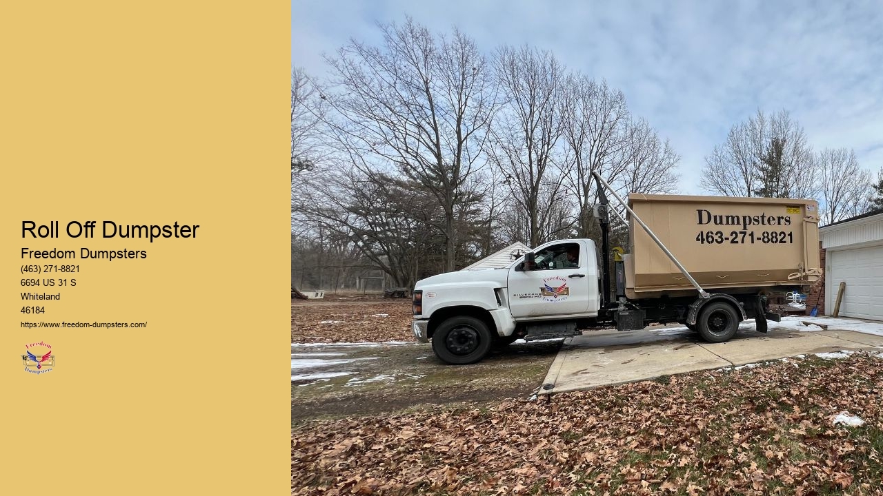 Roll Off Dumpster Rental Near Me