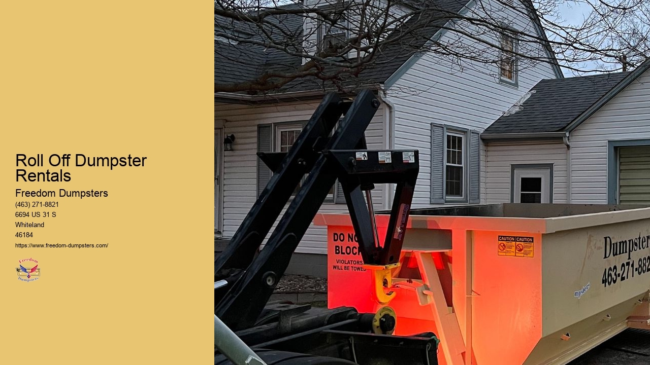 Roll Off Dumpster Rentals