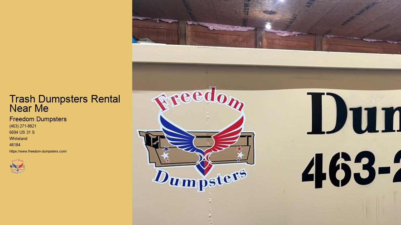 Portable Dumpster Rental
